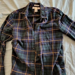 Preloved Dark Green Flannel